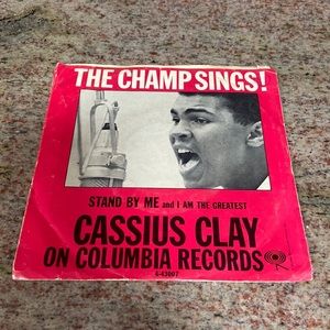 EXTREMELY RARE 1964 45 rpm with picture sleeve; Cassius Clay (aka Muhammad Ali)